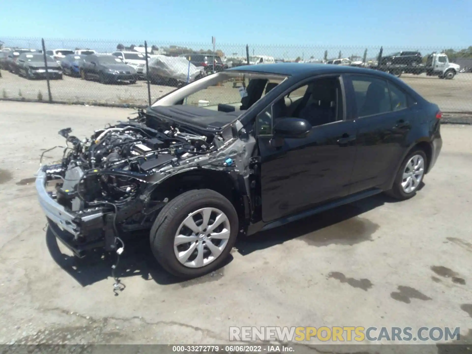 2 Photograph of a damaged car JTDEPMAE1MJ165574 TOYOTA COROLLA 2021