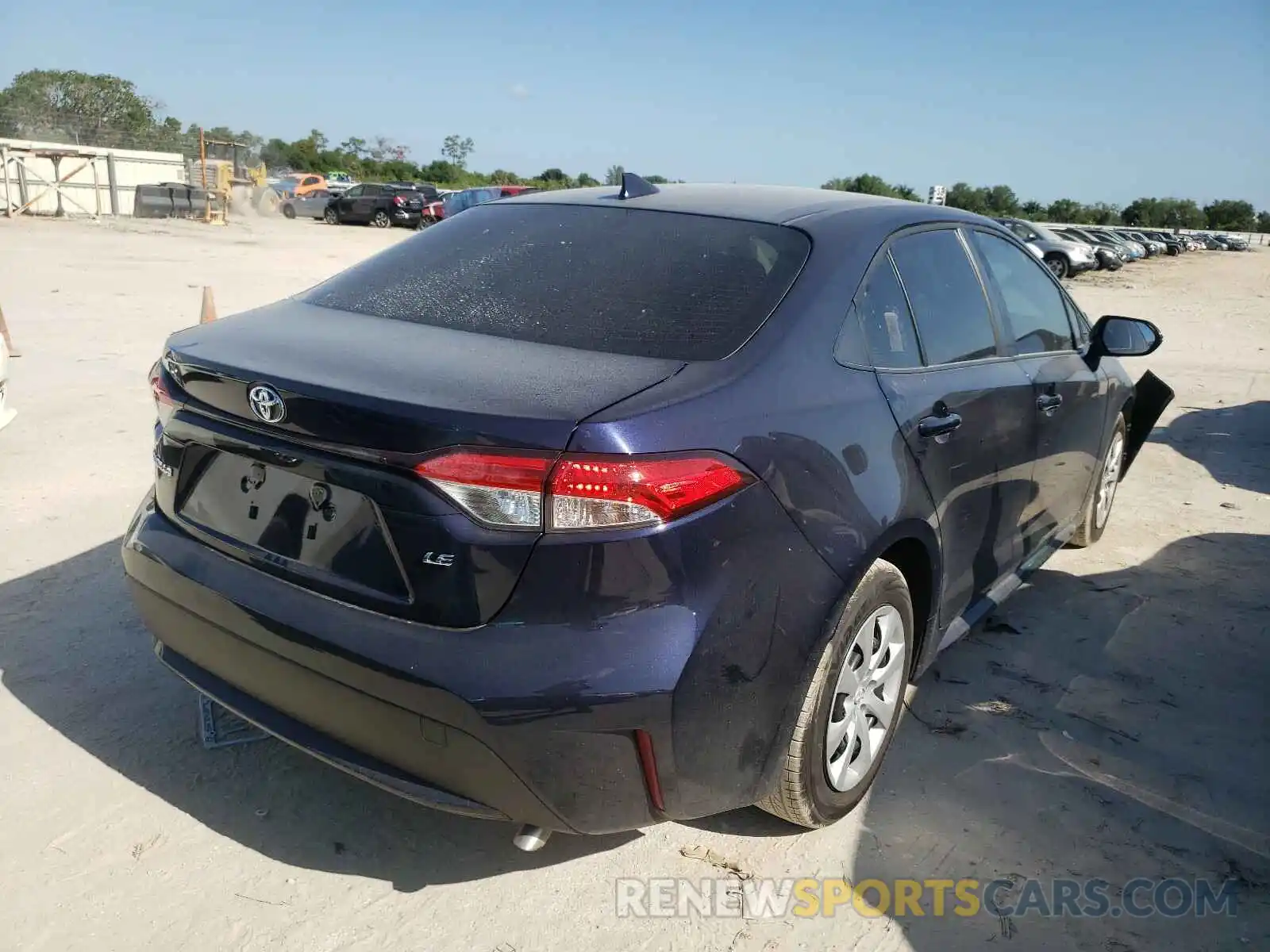 4 Photograph of a damaged car JTDEPMAE1MJ165607 TOYOTA COROLLA 2021