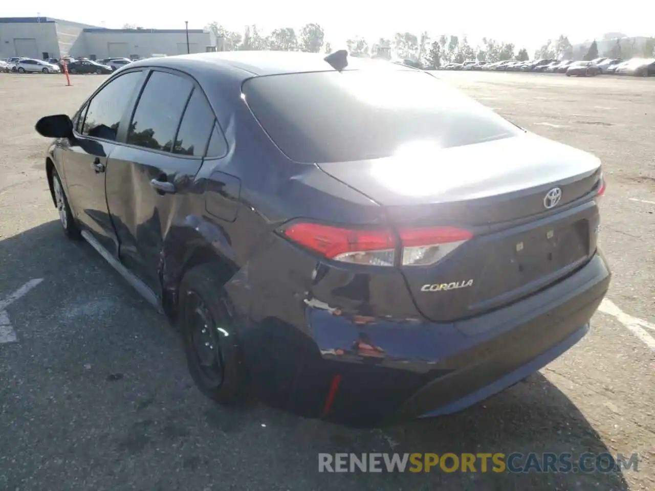 3 Photograph of a damaged car JTDEPMAE1MJ165820 TOYOTA COROLLA 2021