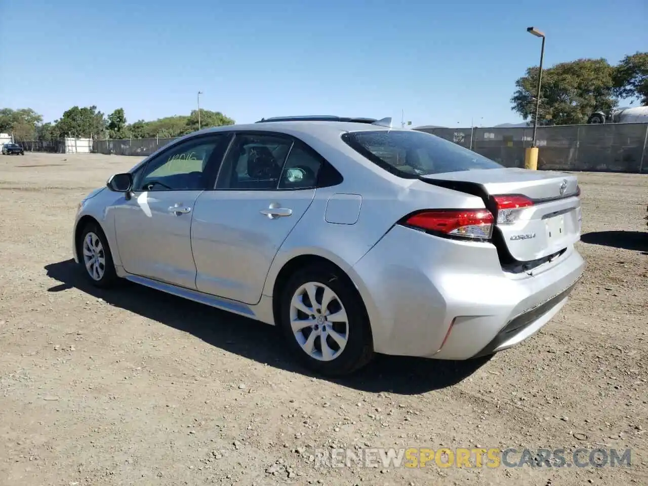 2 Photograph of a damaged car JTDEPMAE1MJ166899 TOYOTA COROLLA 2021