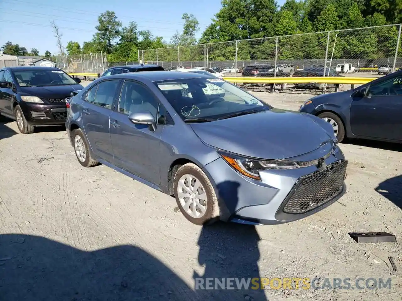 1 Photograph of a damaged car JTDEPMAE1MJ167020 TOYOTA COROLLA 2021