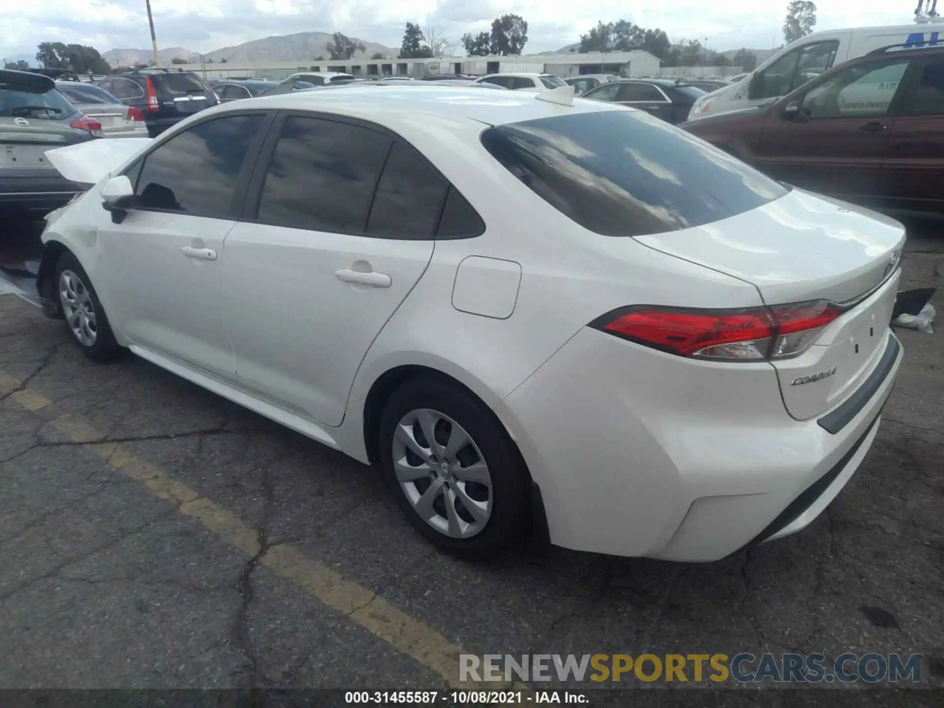 3 Photograph of a damaged car JTDEPMAE1MJ167177 TOYOTA COROLLA 2021