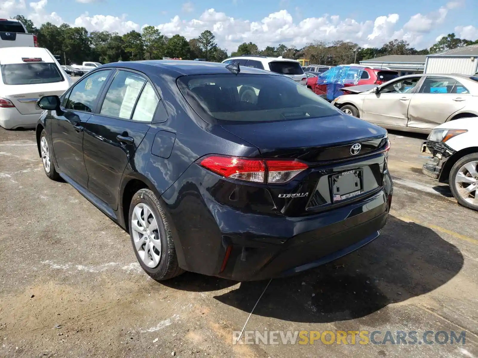 3 Photograph of a damaged car JTDEPMAE1MJ167339 TOYOTA COROLLA 2021