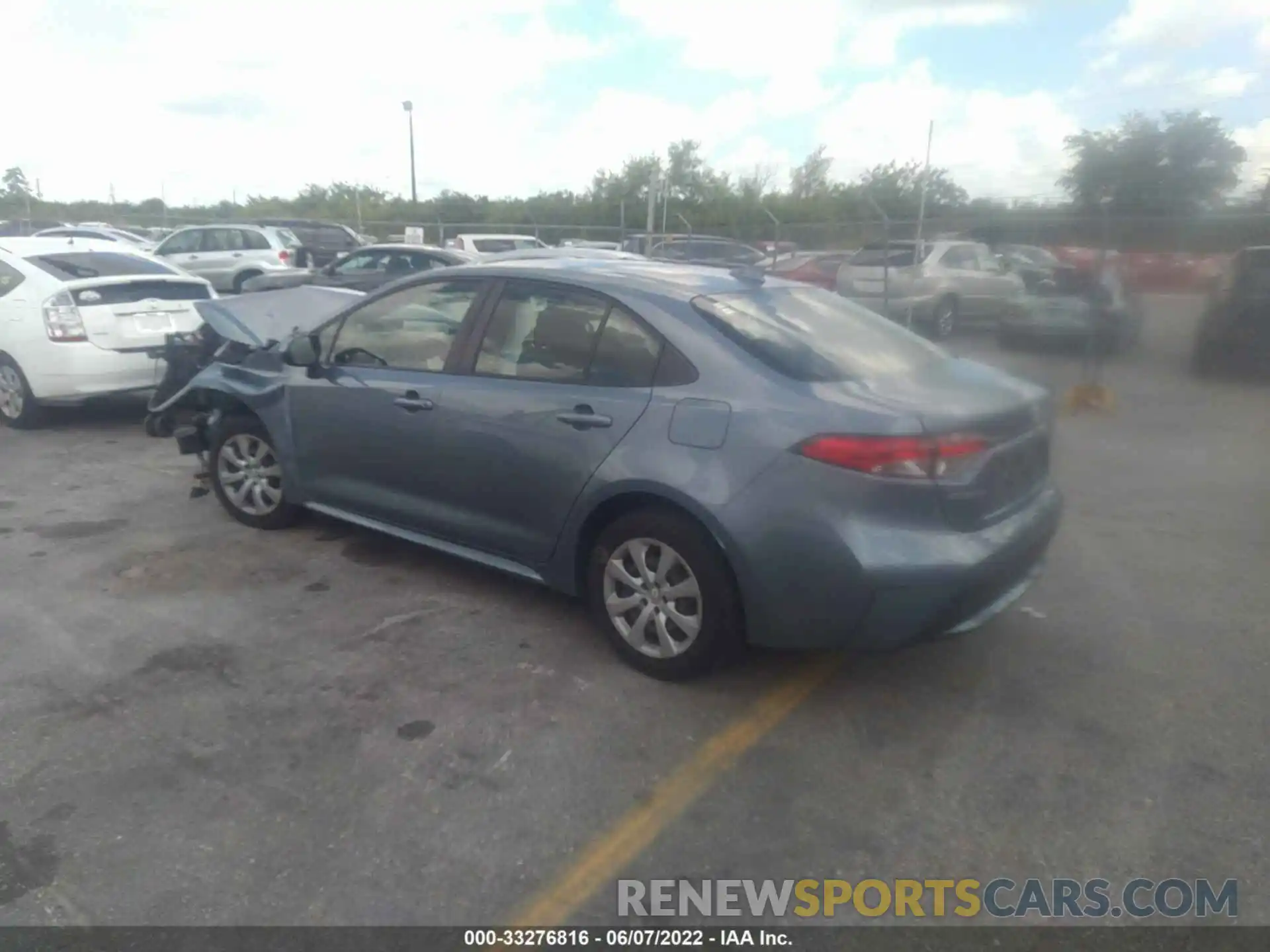 3 Photograph of a damaged car JTDEPMAE1MJ167874 TOYOTA COROLLA 2021