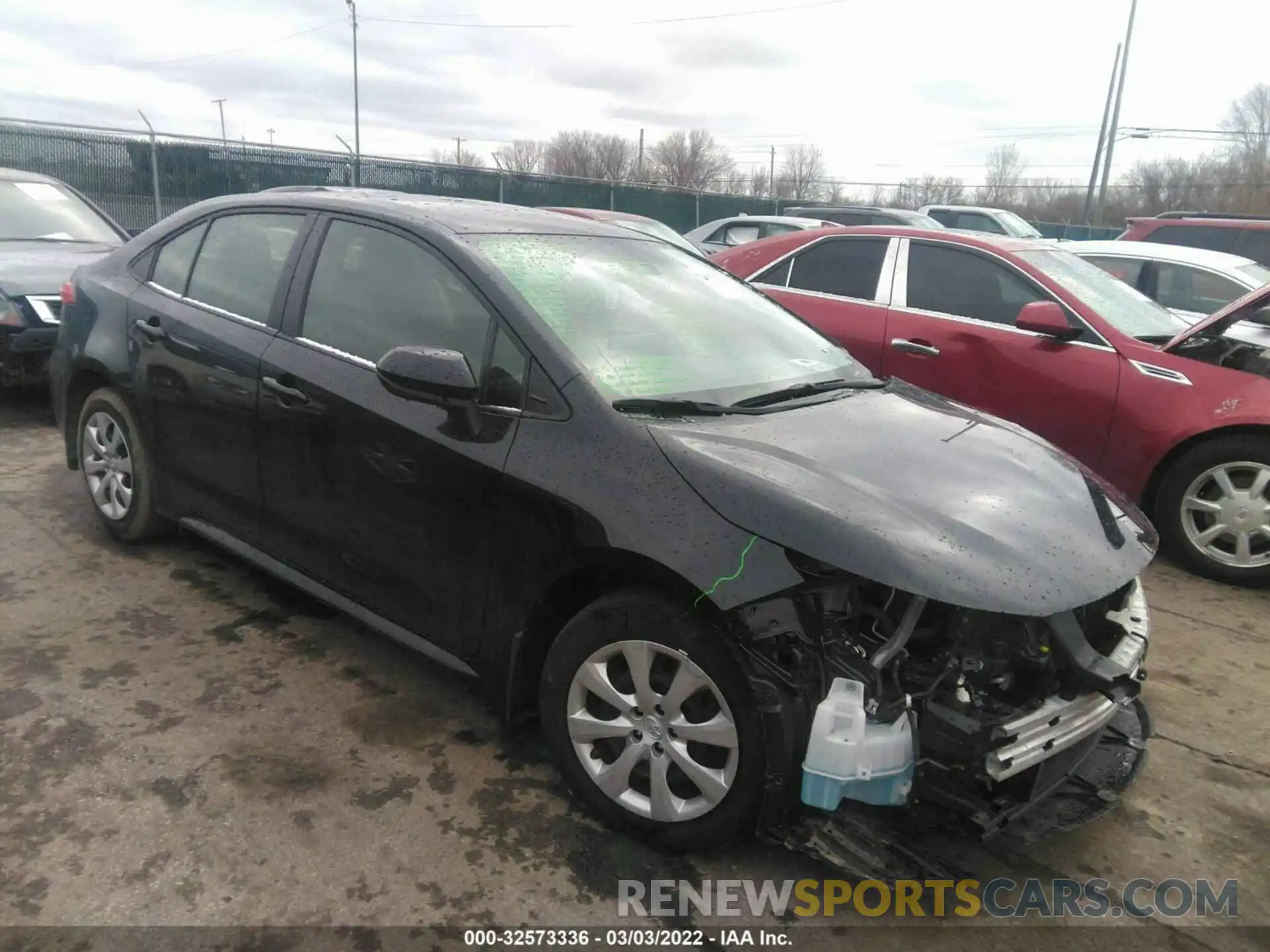 1 Photograph of a damaged car JTDEPMAE1MJ168751 TOYOTA COROLLA 2021