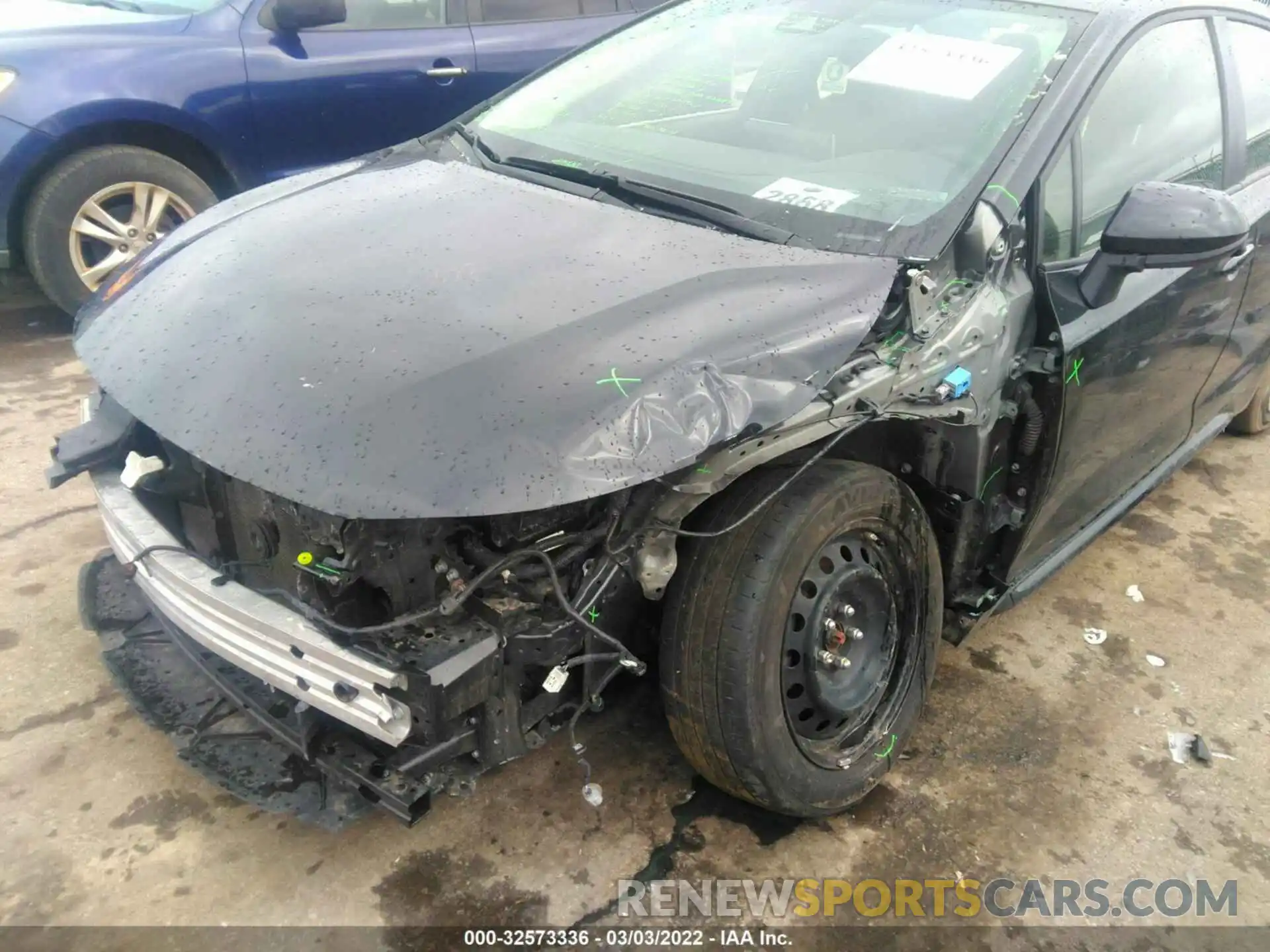 6 Photograph of a damaged car JTDEPMAE1MJ168751 TOYOTA COROLLA 2021