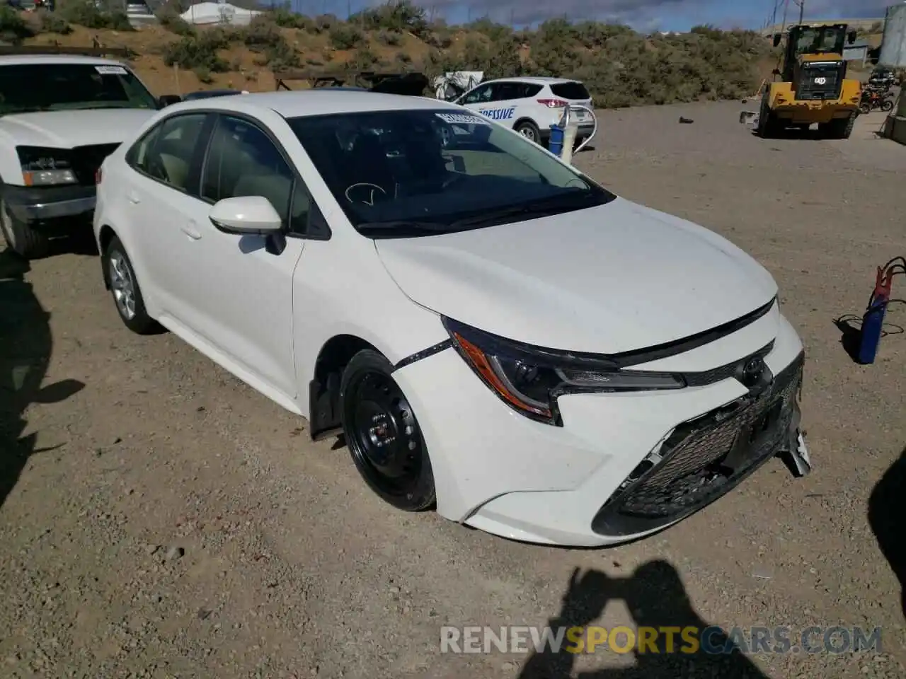 1 Photograph of a damaged car JTDEPMAE1MJ168927 TOYOTA COROLLA 2021