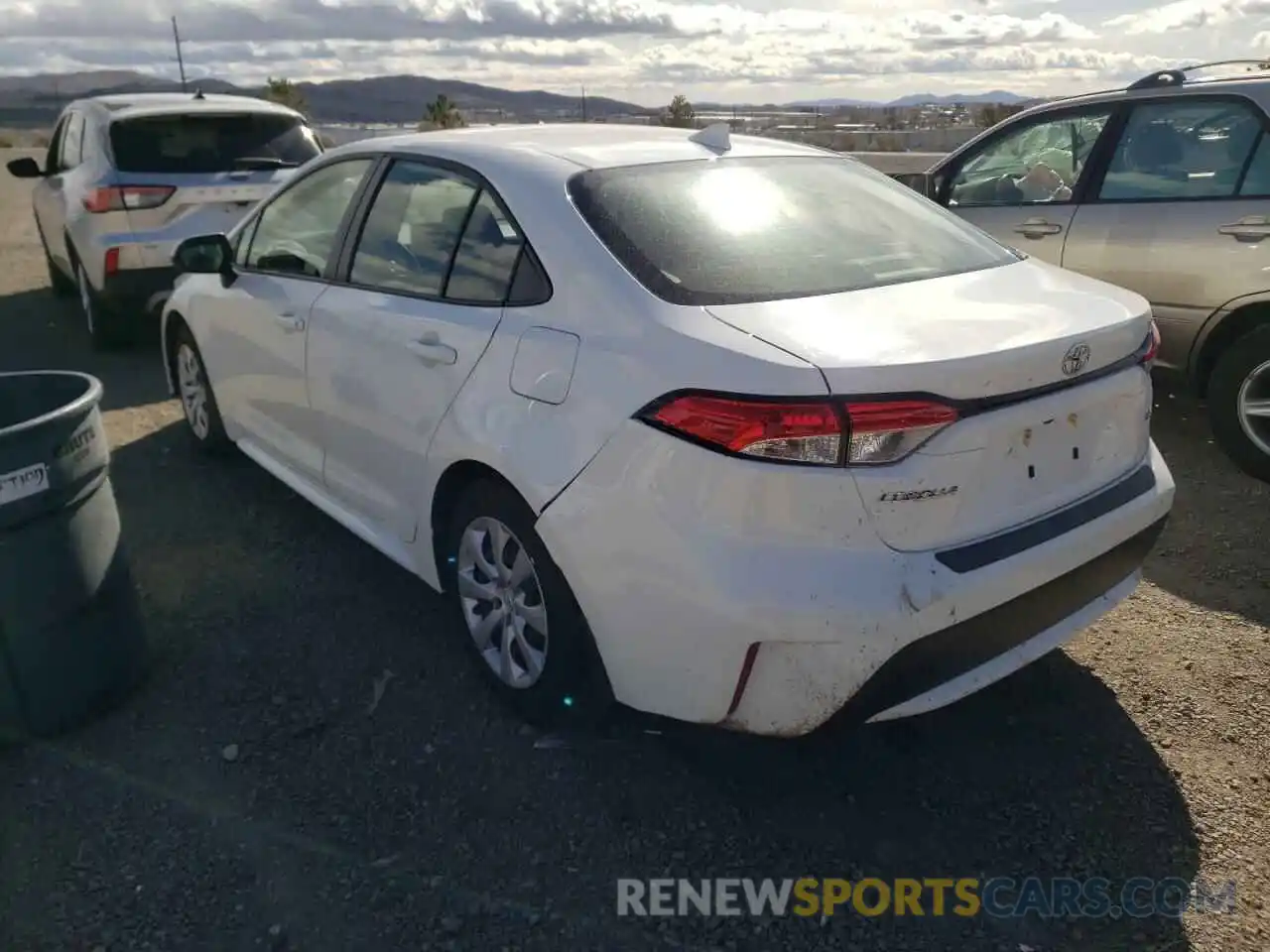 3 Photograph of a damaged car JTDEPMAE1MJ168927 TOYOTA COROLLA 2021