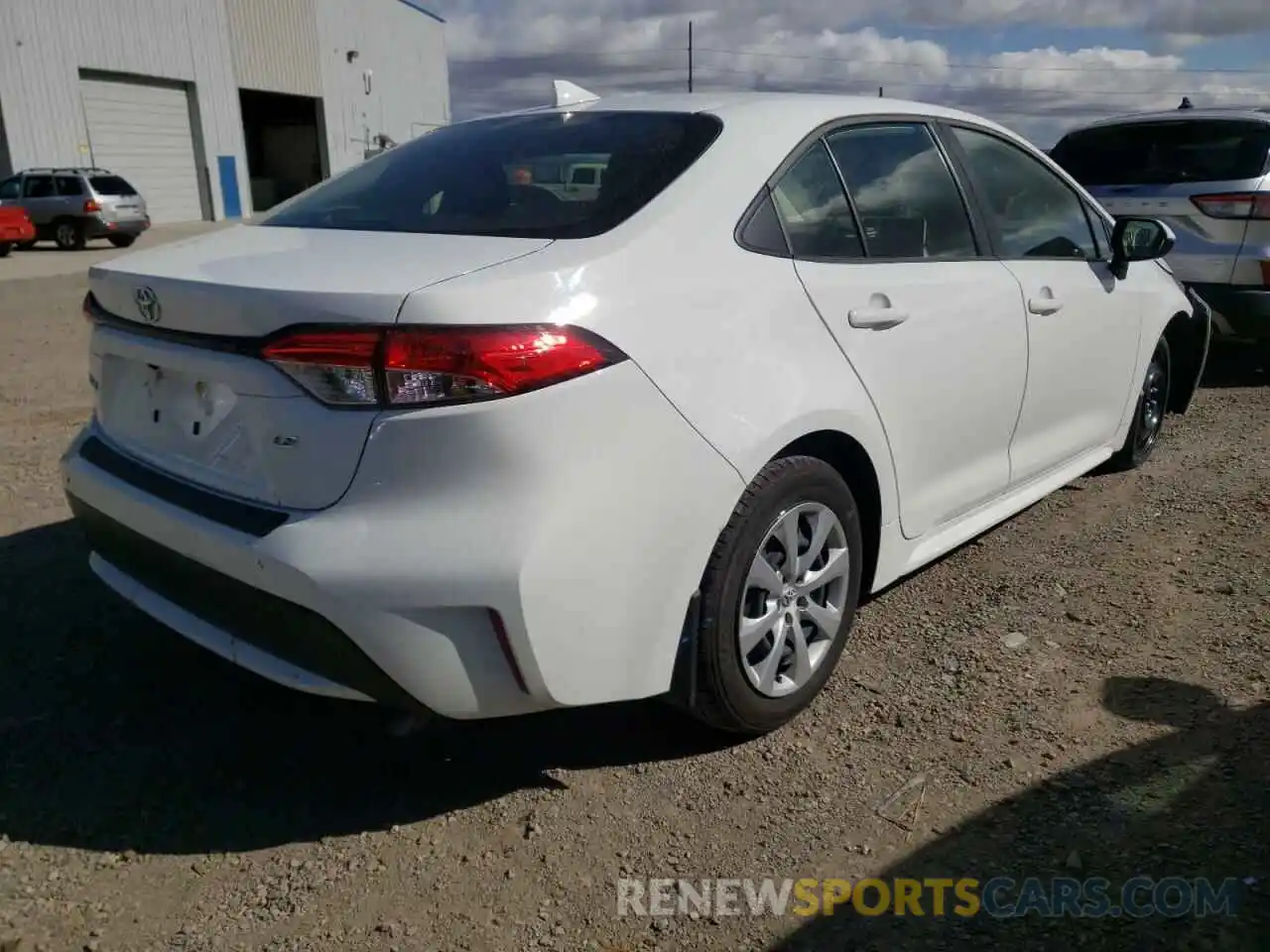 4 Photograph of a damaged car JTDEPMAE1MJ168927 TOYOTA COROLLA 2021