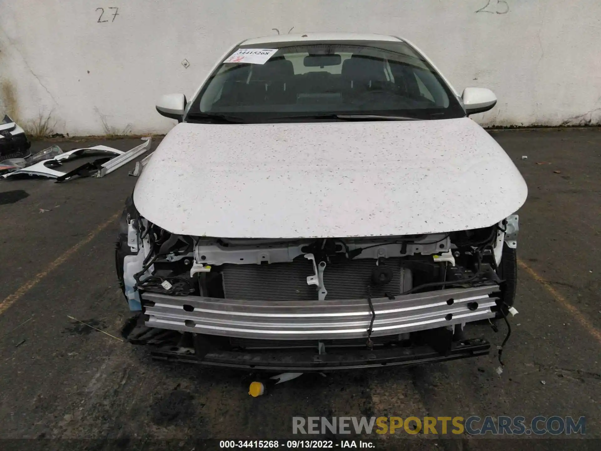 6 Photograph of a damaged car JTDEPMAE1MJ169396 TOYOTA COROLLA 2021