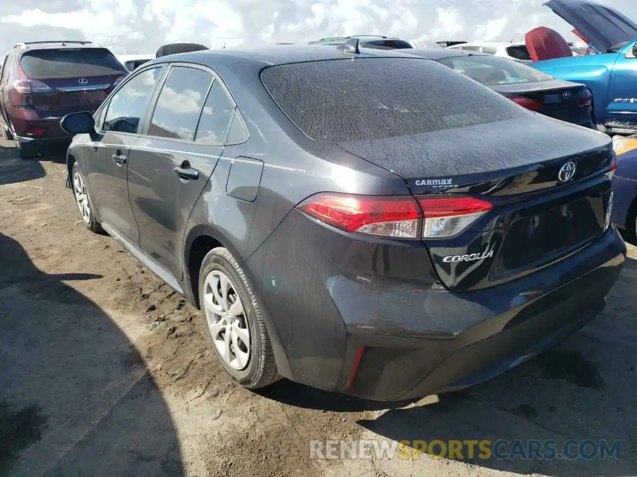 3 Photograph of a damaged car JTDEPMAE1MJ169611 TOYOTA COROLLA 2021