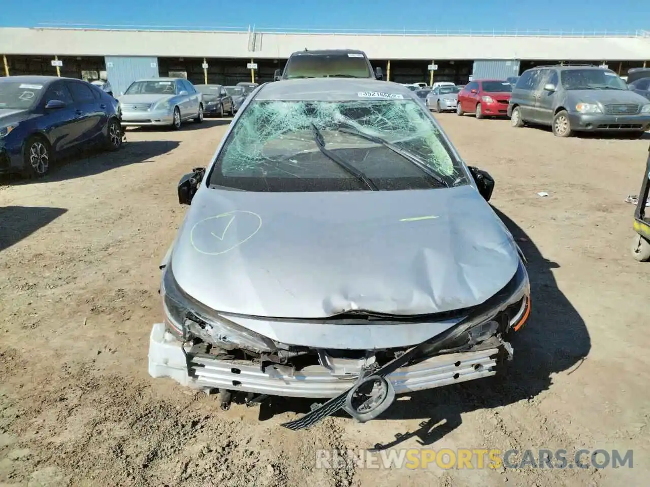 9 Photograph of a damaged car JTDEPMAE1MJ170645 TOYOTA COROLLA 2021