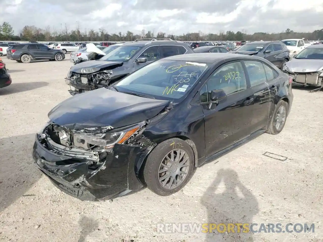 2 Photograph of a damaged car JTDEPMAE1MJ171231 TOYOTA COROLLA 2021