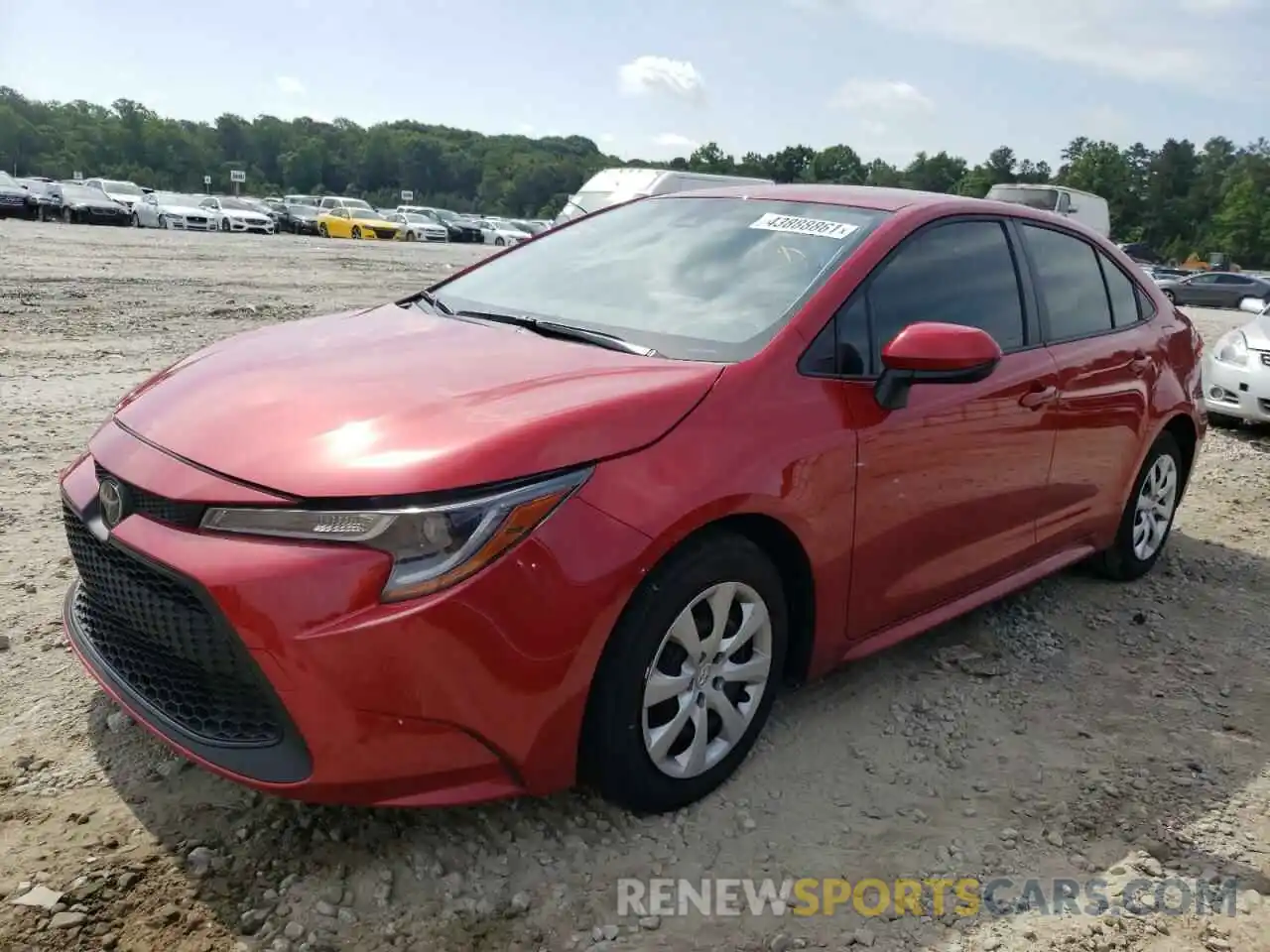 2 Photograph of a damaged car JTDEPMAE1MJ171407 TOYOTA COROLLA 2021