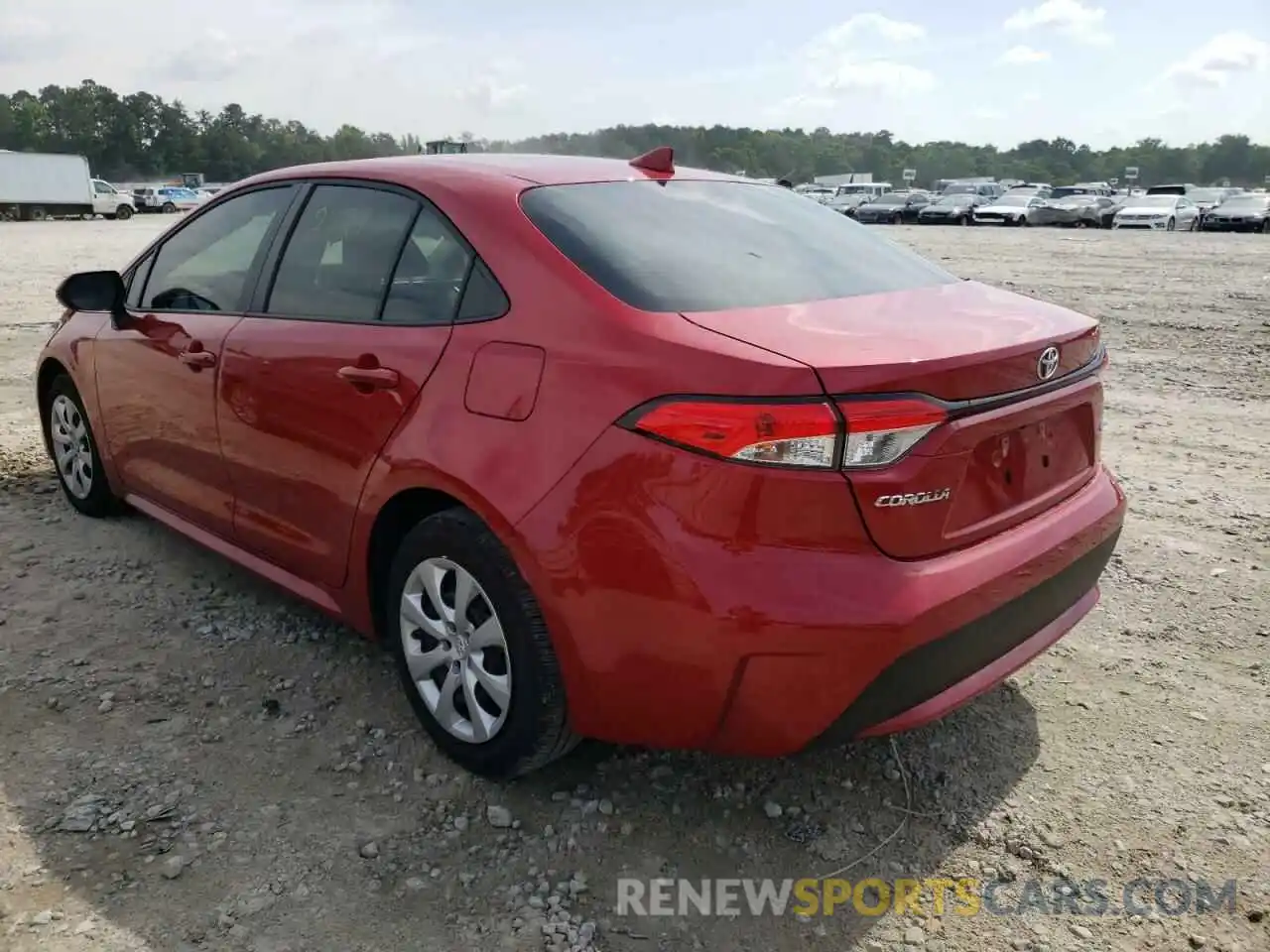 3 Photograph of a damaged car JTDEPMAE1MJ171407 TOYOTA COROLLA 2021