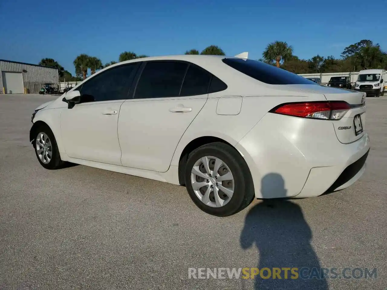 2 Photograph of a damaged car JTDEPMAE1MJ172024 TOYOTA COROLLA 2021