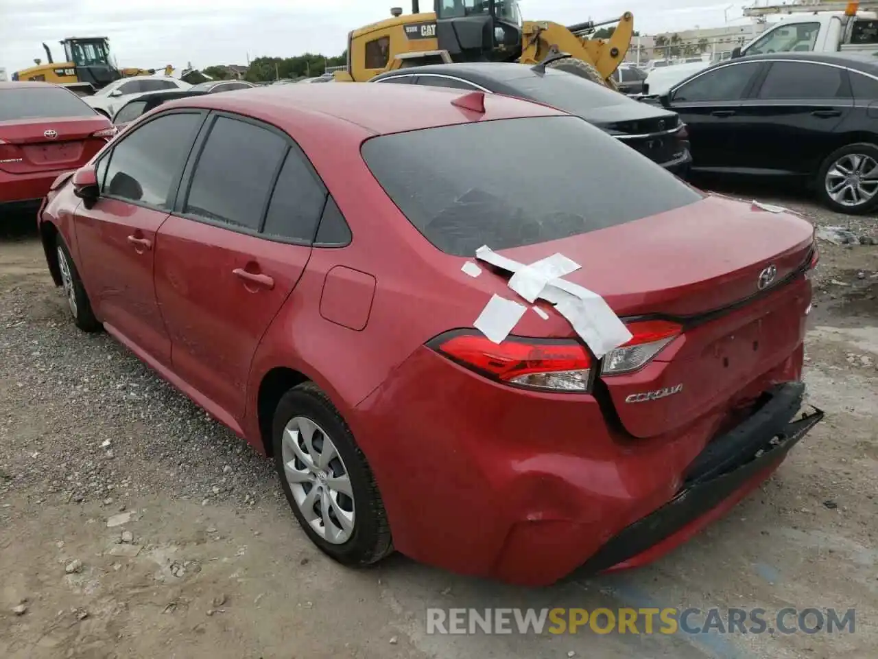 3 Photograph of a damaged car JTDEPMAE1MJ172041 TOYOTA COROLLA 2021