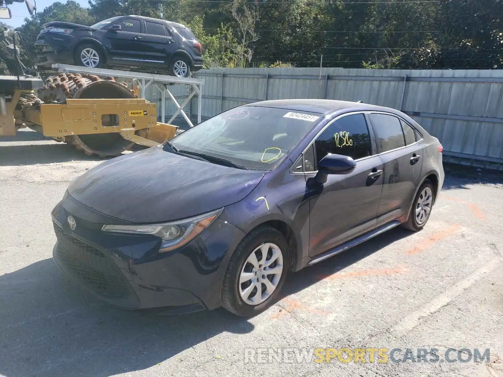 2 Photograph of a damaged car JTDEPMAE1MJ172170 TOYOTA COROLLA 2021