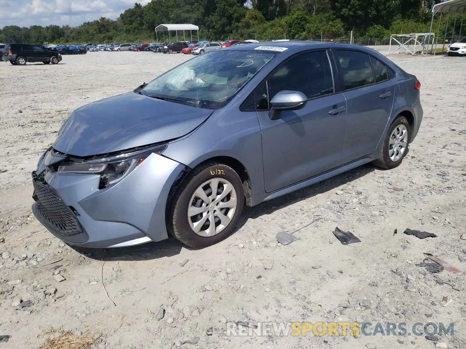 2 Photograph of a damaged car JTDEPMAE1MJ172315 TOYOTA COROLLA 2021