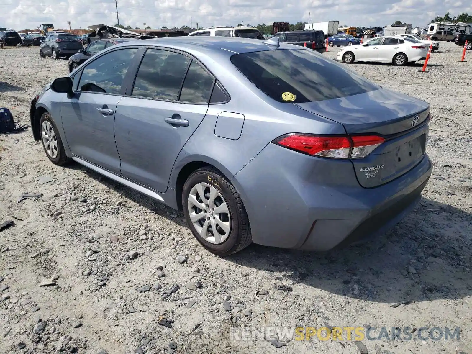 3 Photograph of a damaged car JTDEPMAE1MJ172315 TOYOTA COROLLA 2021