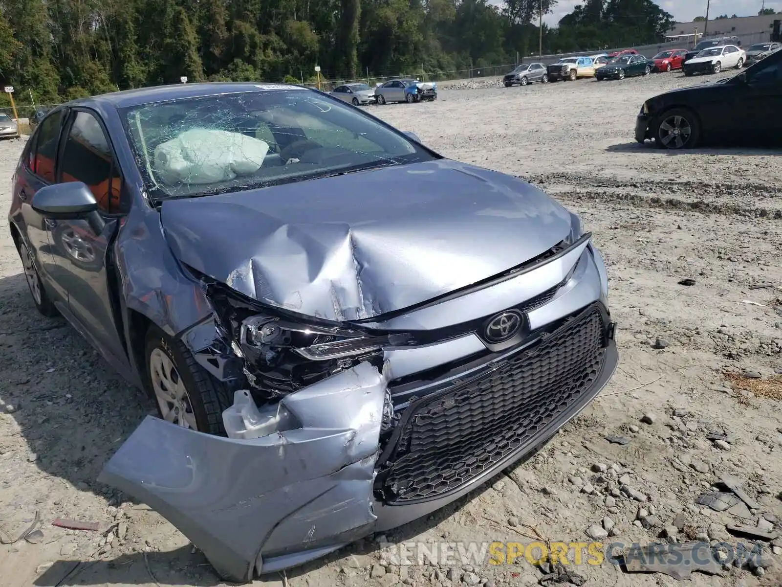 9 Photograph of a damaged car JTDEPMAE1MJ172315 TOYOTA COROLLA 2021