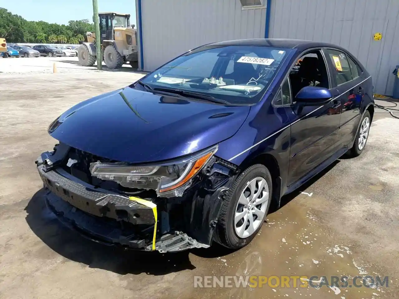 2 Photograph of a damaged car JTDEPMAE1MJ172444 TOYOTA COROLLA 2021