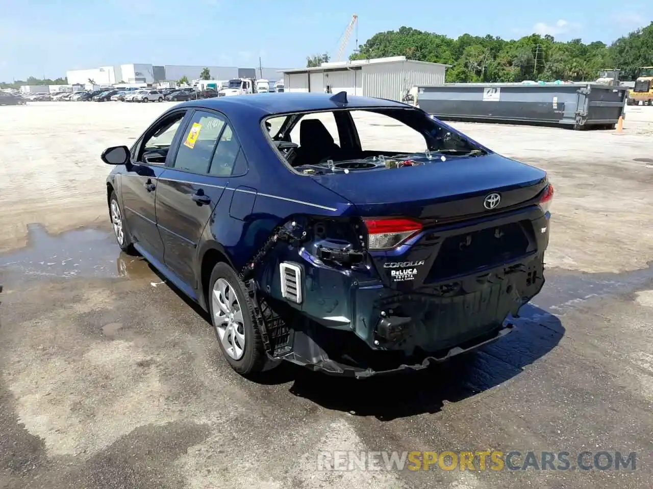 3 Photograph of a damaged car JTDEPMAE1MJ172444 TOYOTA COROLLA 2021