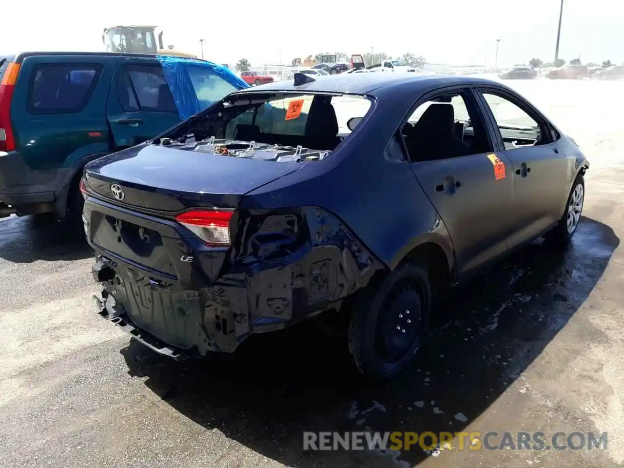 4 Photograph of a damaged car JTDEPMAE1MJ172444 TOYOTA COROLLA 2021