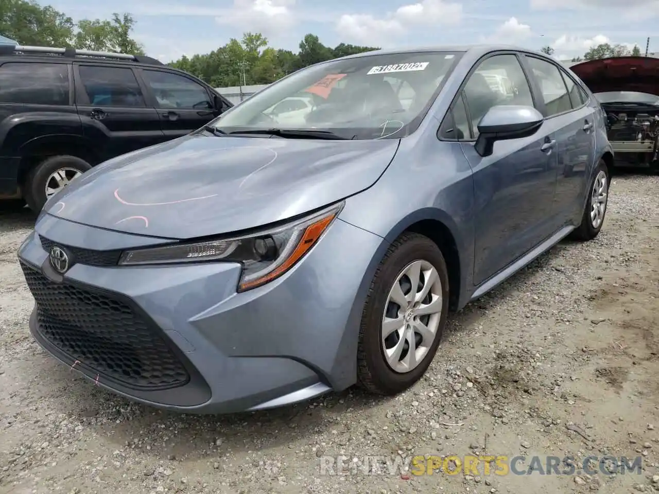 2 Photograph of a damaged car JTDEPMAE1MJ173531 TOYOTA COROLLA 2021