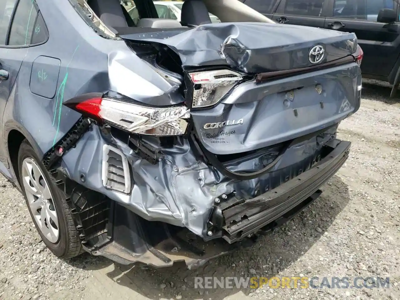 9 Photograph of a damaged car JTDEPMAE1MJ173531 TOYOTA COROLLA 2021