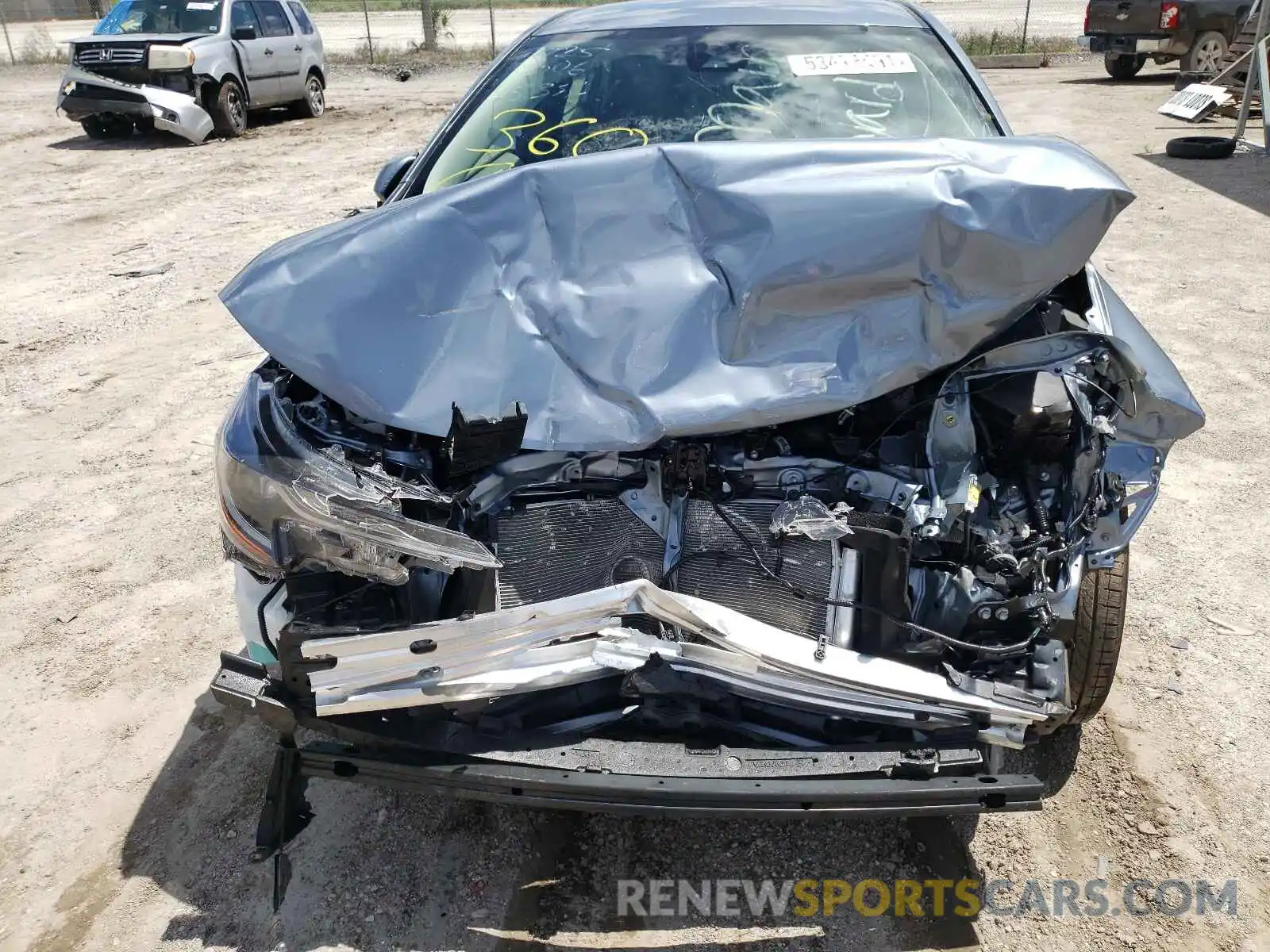 9 Photograph of a damaged car JTDEPMAE1MJ175506 TOYOTA COROLLA 2021