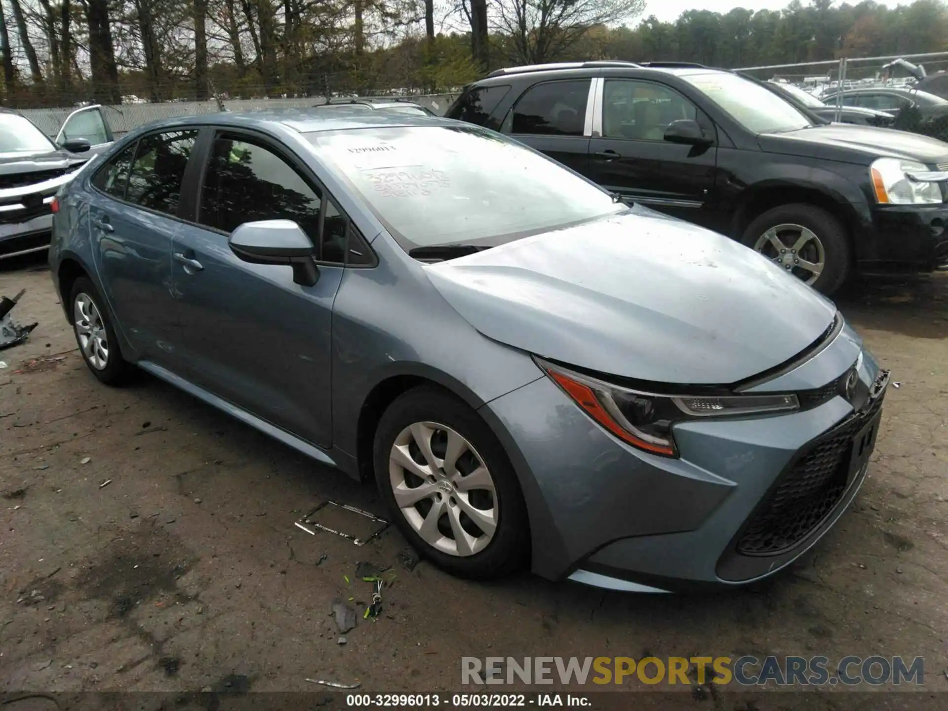 1 Photograph of a damaged car JTDEPMAE1MJ177417 TOYOTA COROLLA 2021