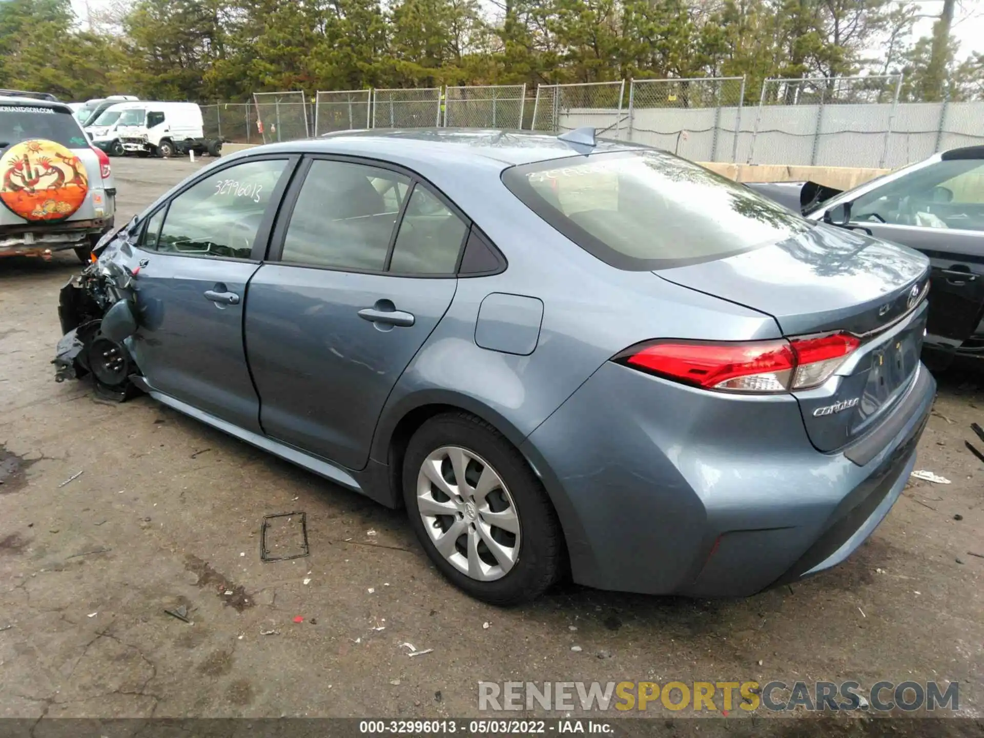 3 Photograph of a damaged car JTDEPMAE1MJ177417 TOYOTA COROLLA 2021