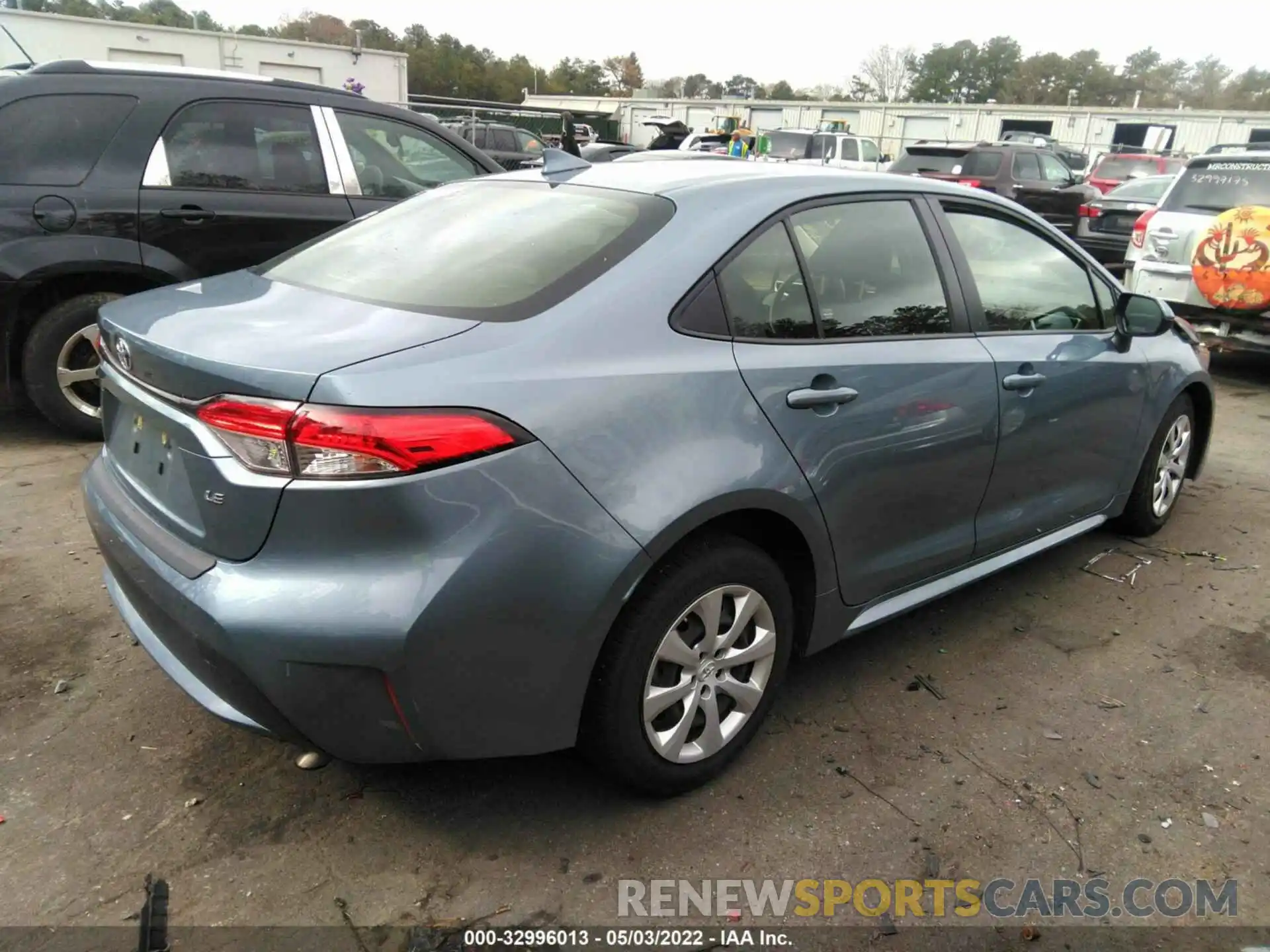 4 Photograph of a damaged car JTDEPMAE1MJ177417 TOYOTA COROLLA 2021