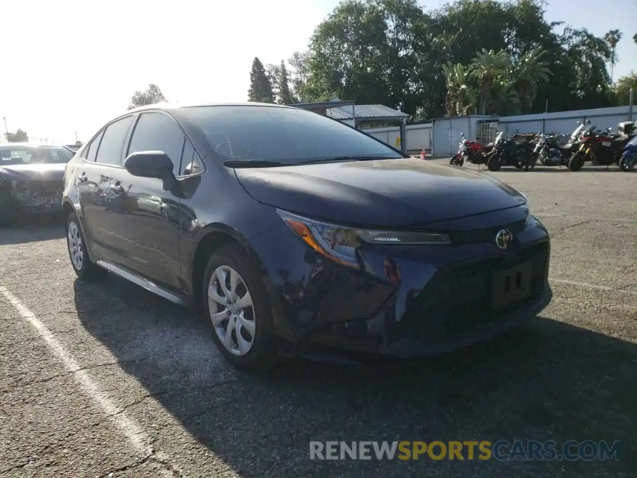 1 Photograph of a damaged car JTDEPMAE1MJ179037 TOYOTA COROLLA 2021