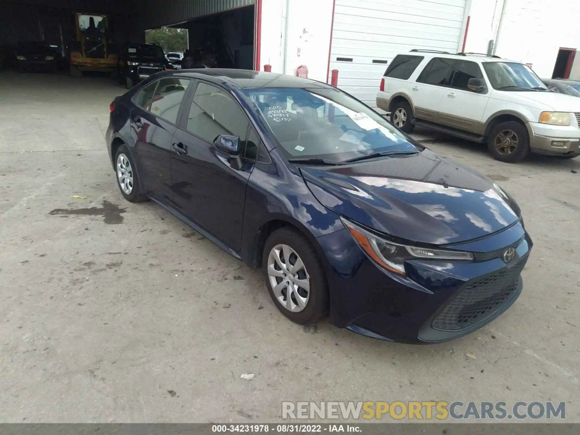 1 Photograph of a damaged car JTDEPMAE1MJ179717 TOYOTA COROLLA 2021