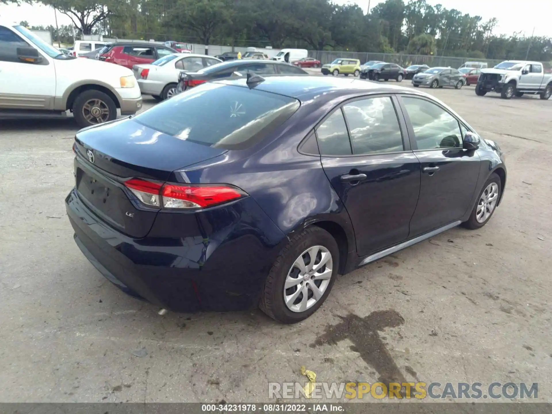 4 Photograph of a damaged car JTDEPMAE1MJ179717 TOYOTA COROLLA 2021