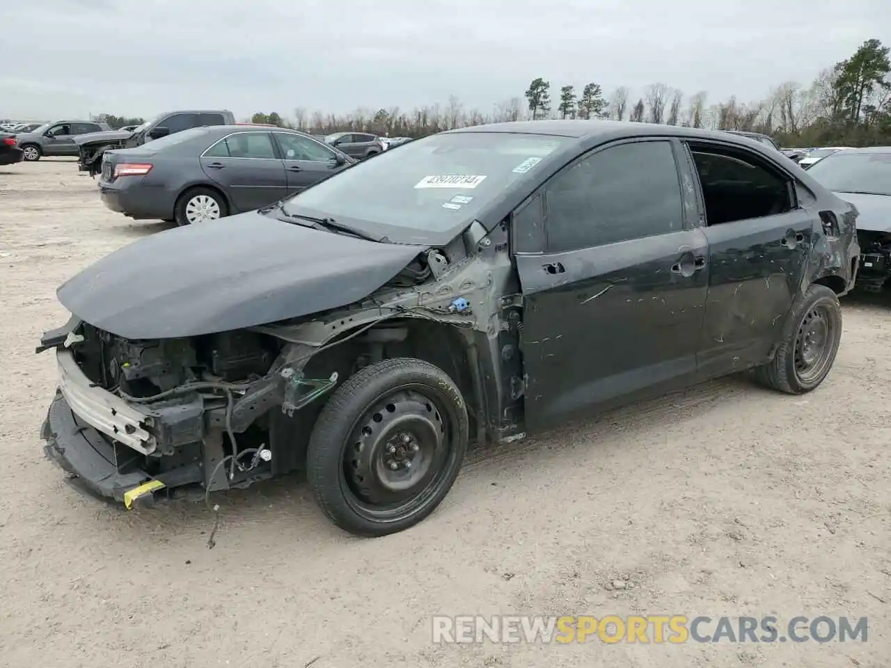 1 Photograph of a damaged car JTDEPMAE1MJ180625 TOYOTA COROLLA 2021