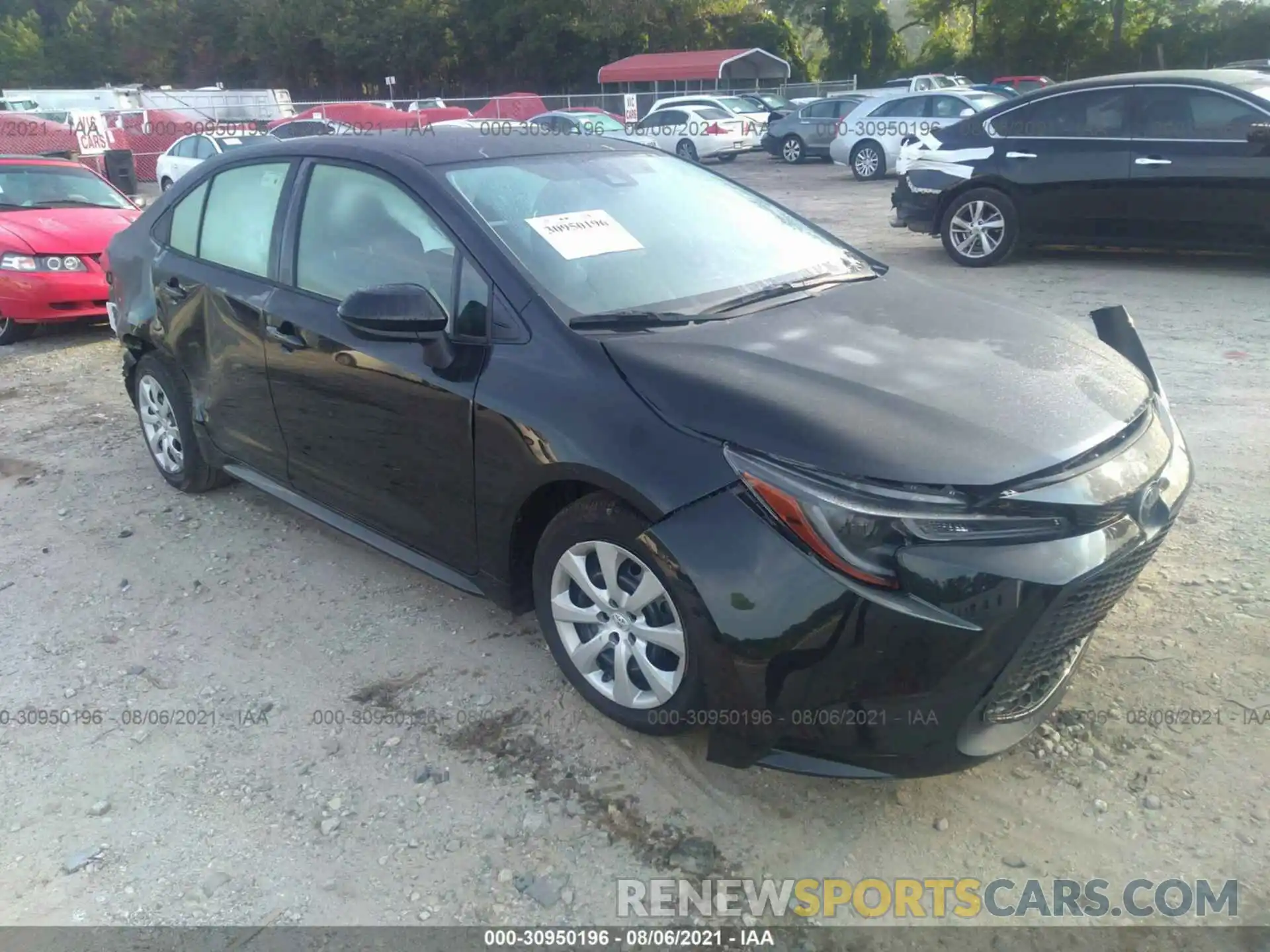 1 Photograph of a damaged car JTDEPMAE1MJ181712 TOYOTA COROLLA 2021