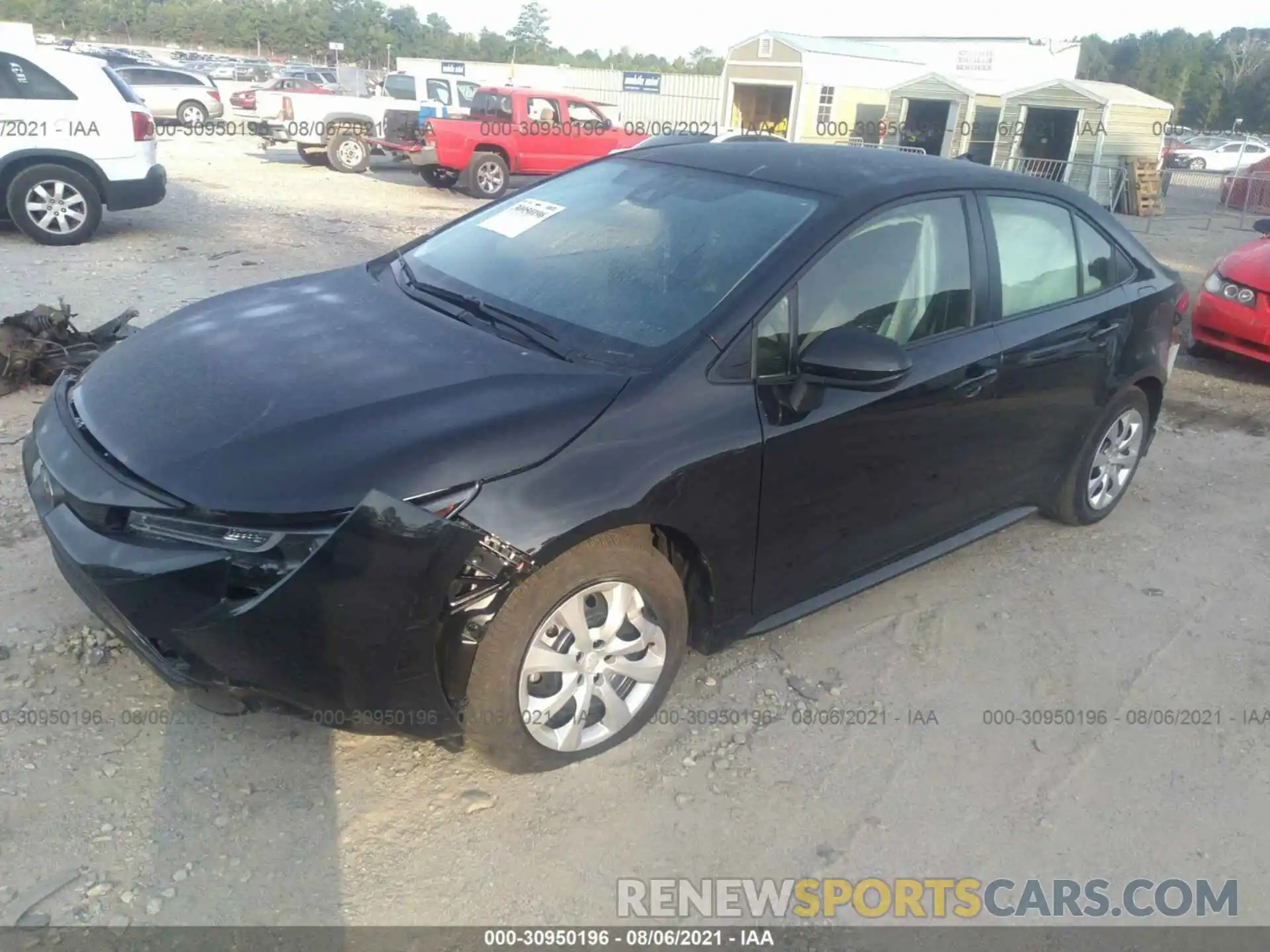 2 Photograph of a damaged car JTDEPMAE1MJ181712 TOYOTA COROLLA 2021