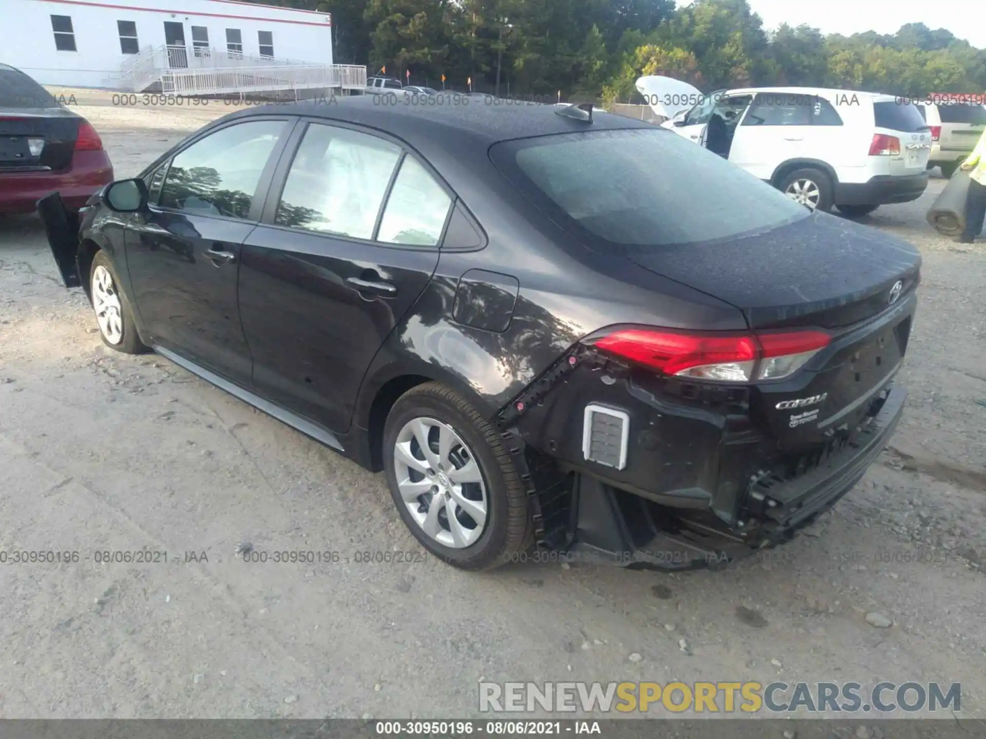 3 Photograph of a damaged car JTDEPMAE1MJ181712 TOYOTA COROLLA 2021