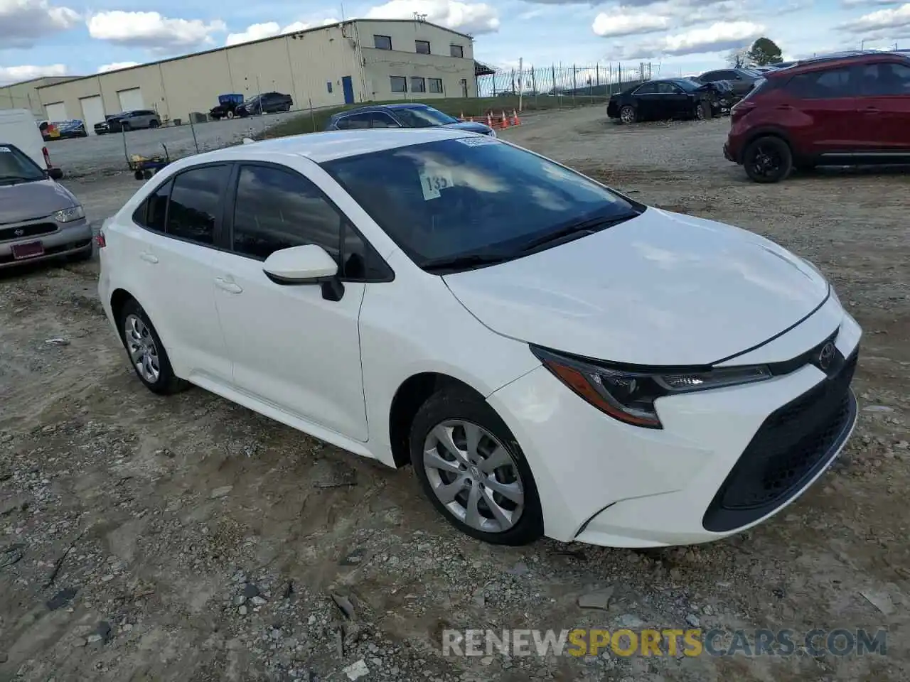 4 Photograph of a damaged car JTDEPMAE1MJ181905 TOYOTA COROLLA 2021