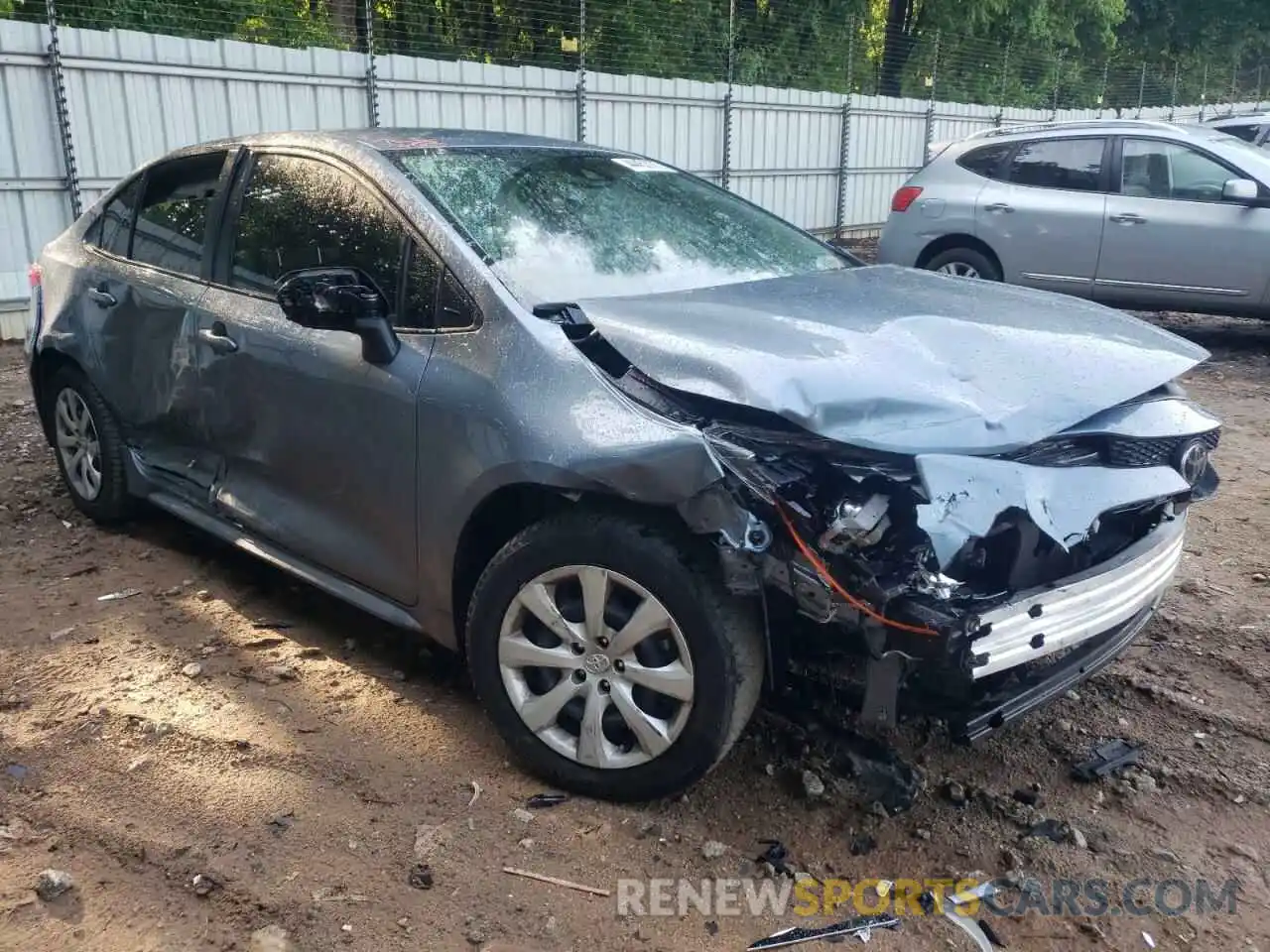 1 Photograph of a damaged car JTDEPMAE1MJ182763 TOYOTA COROLLA 2021