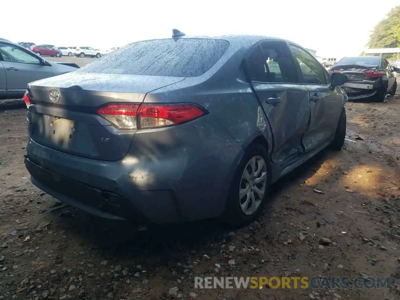 4 Photograph of a damaged car JTDEPMAE1MJ182763 TOYOTA COROLLA 2021