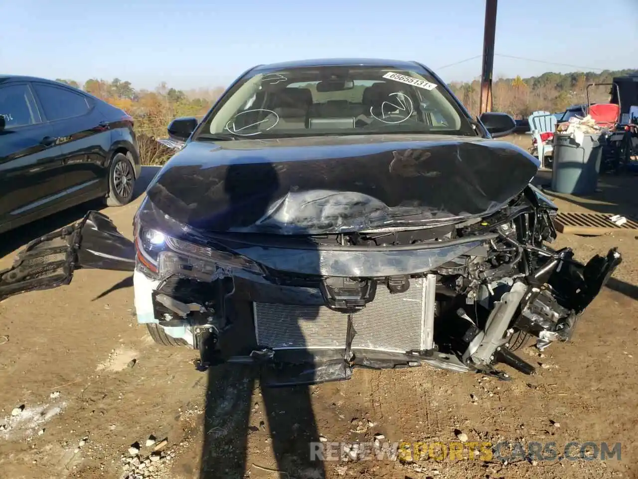 9 Photograph of a damaged car JTDEPMAE1MJ183265 TOYOTA COROLLA 2021