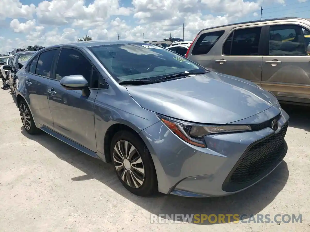 1 Photograph of a damaged car JTDEPMAE1MJ183668 TOYOTA COROLLA 2021