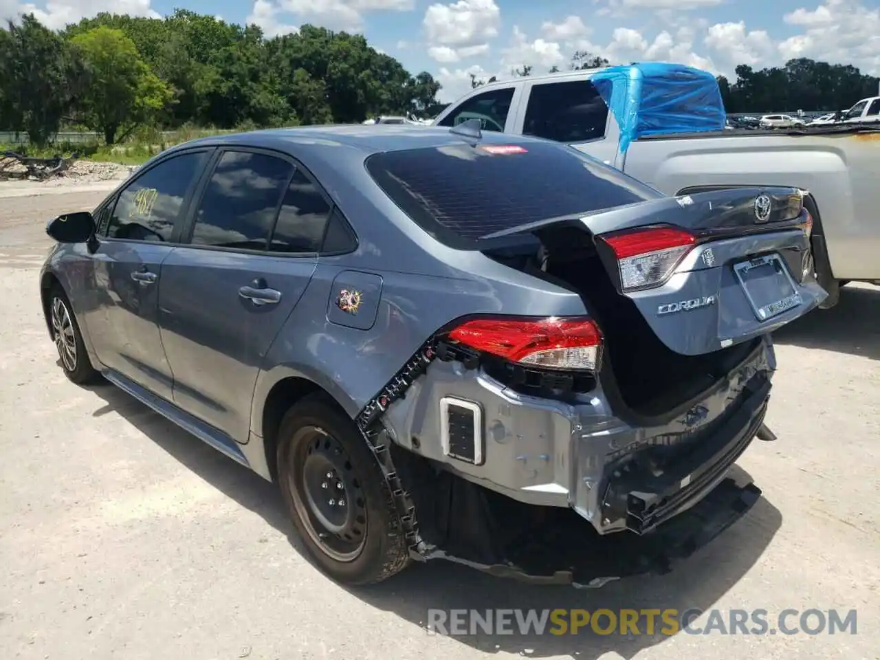 3 Photograph of a damaged car JTDEPMAE1MJ183668 TOYOTA COROLLA 2021