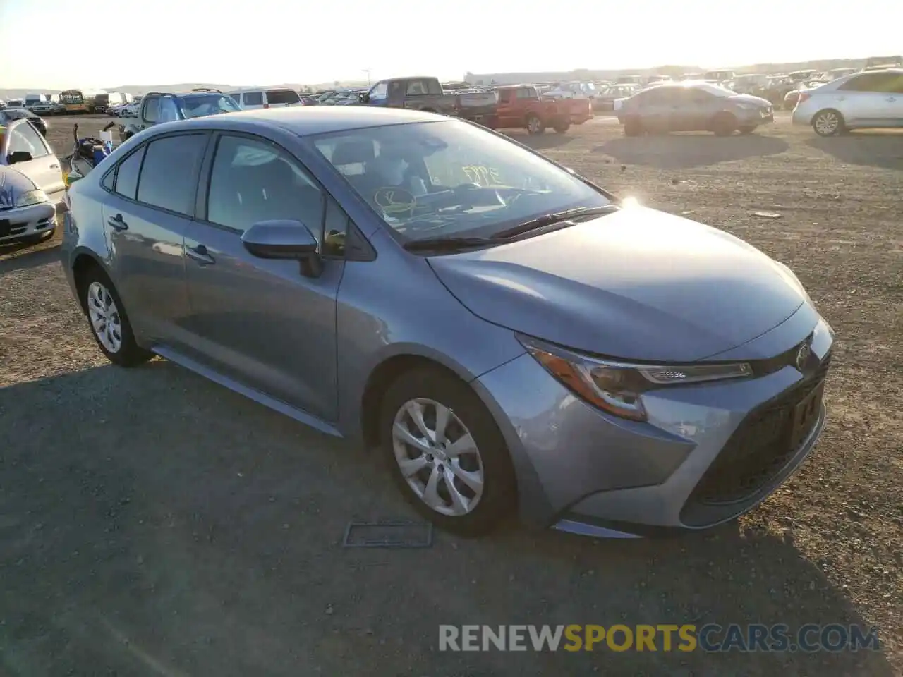 1 Photograph of a damaged car JTDEPMAE1MJ184688 TOYOTA COROLLA 2021