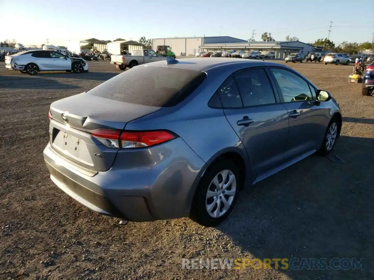 4 Photograph of a damaged car JTDEPMAE1MJ184688 TOYOTA COROLLA 2021