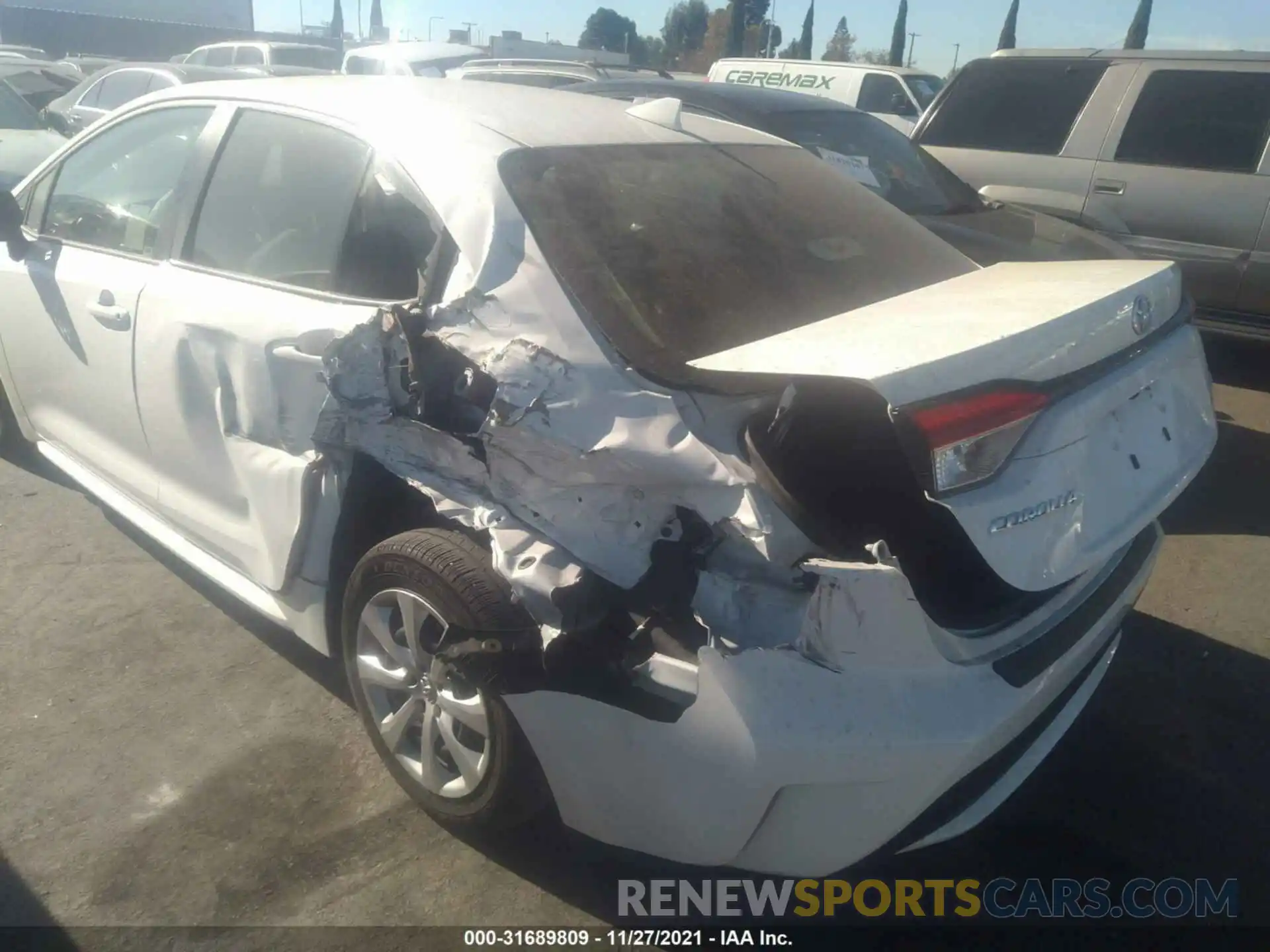 6 Photograph of a damaged car JTDEPMAE1MJ185064 TOYOTA COROLLA 2021